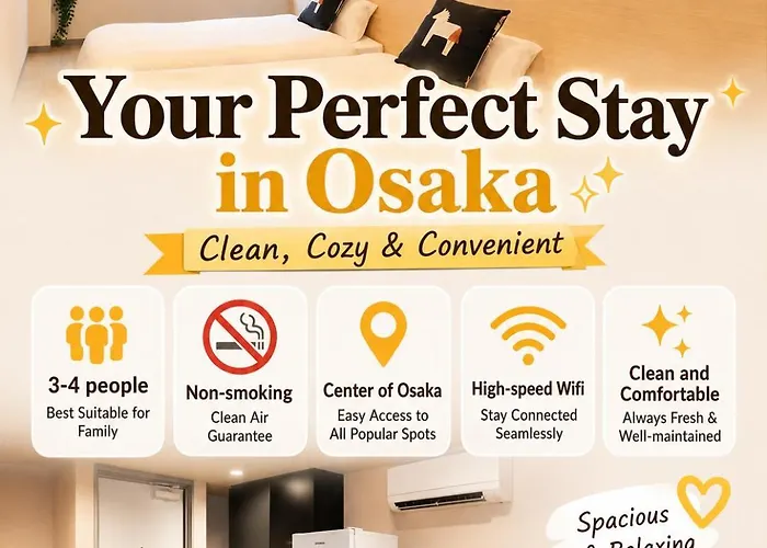 Oyasumi Ice&Hotel 難波なんば 50M From Namba Station 24Hours Self Checkin Osaka